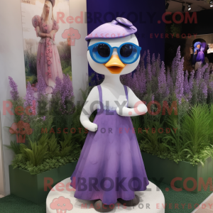 Lavender Swans mascot...