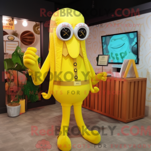 Citrongul Kraken maskot...