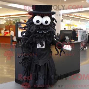 Black Fried Calamari mascot...