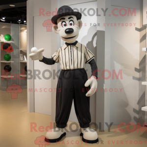 Olive Mime mascot costume...