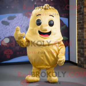 Maskottchenkostüm Gold...