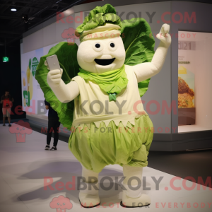 Crèmekool mascottekostuum...