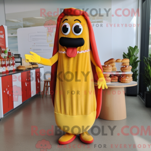 Hot Dog mascot costume...