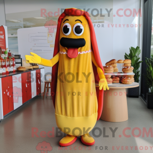 Hot Dog maskot kostume...