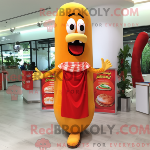 Hot Dog mascot costume...