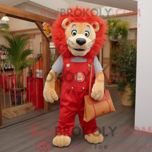 Red Lion maskot...