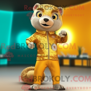 Gold Mongoose mascot...