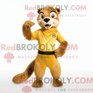 Gold Mongoose maskot...
