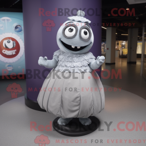 Gray Ice mascot costume...
