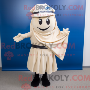 Beige Pho maskot kostym...