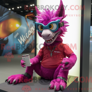 Postava maskota Magenta...