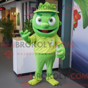 Lime Green Goulash mascot...