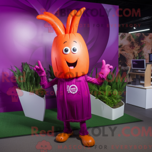 Magenta Carrot mascot...