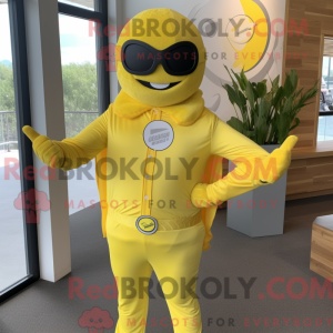 Citrongul superhelte maskot...