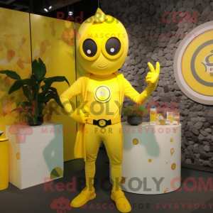 Citrongul superhelte maskot...