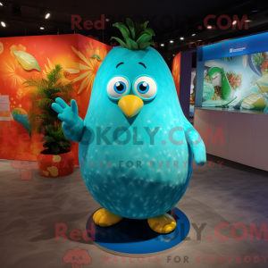 Turquoise Mango mascot...