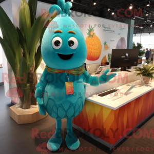 Turquoise Mango mascot...