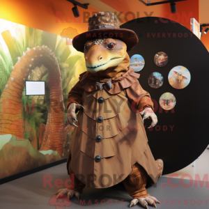 Rust Ankylosaurus mascot...