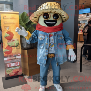 Tacos-mascottekostuum...