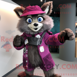 Magenta Waschbär...