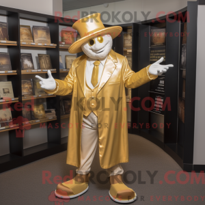 Maskottchenkostüm Gold...