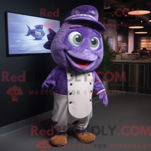 Purple Fish And Chips...