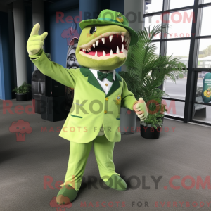 Limegrønn Megalodon...