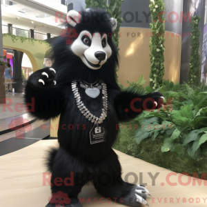 Figura de máscara de skunk...
