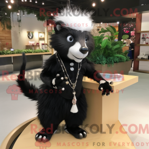 Figura de máscara de skunk...