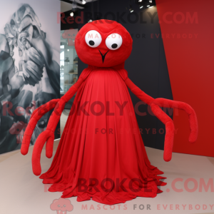 Red Spider-maskotdraktfigur...