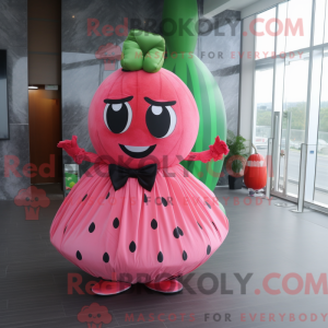 Rosa vannmelonmaskotkostyme...