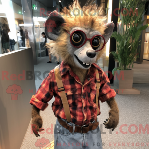 Rust Aye-Aye Maskottchen...