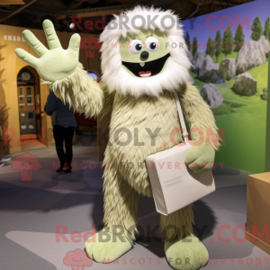 Máscara Olive Yeti com...