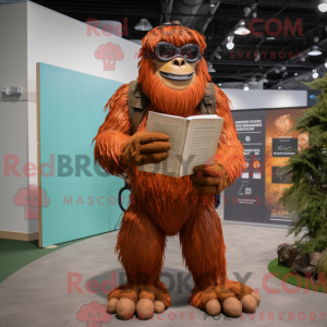 Rust Sasquatch maskot...