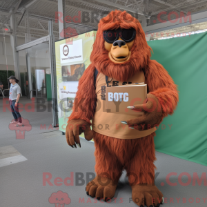 Rust Sasquatch mascot...