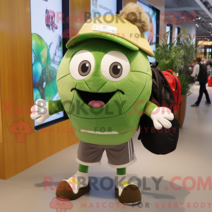 Olive Soccer Ball mascot...