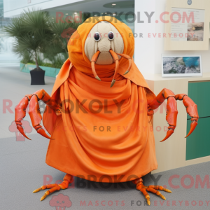 Disfraz de mascota cangrejo...
