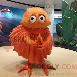 Orange Hermit Crab mascot...