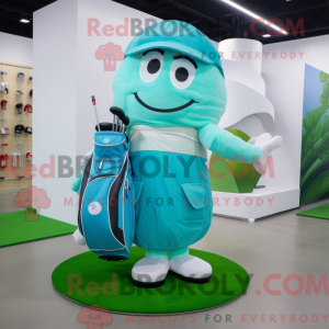 Cyan Golf Bag...