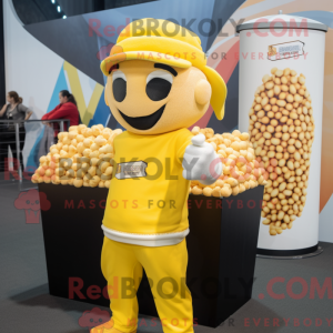 Yellow Pop Corn mascot...