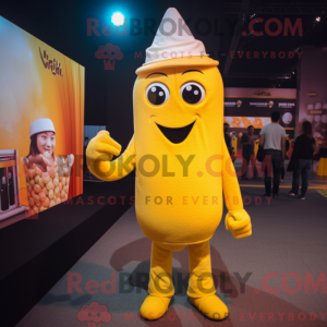 Yellow Pop Corn mascot...