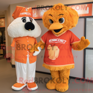 Maskottchenkostüm Orange...