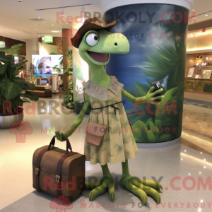 Oliven Dimorphodon maskot...