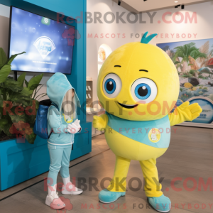 Personnage mascotte Cyan...