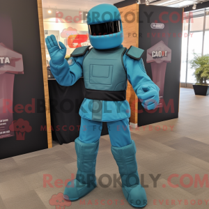Teal Gi Joe máscara de...