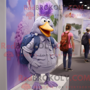 Lavender Hens mascot...