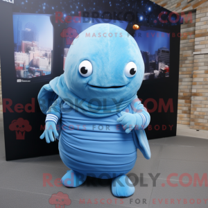 Sky Blue Trilobite mascot...