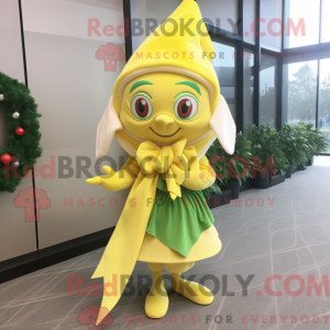 Lemon Yellow Elf mascot...