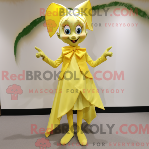 Lemon Yellow Elf mascot...