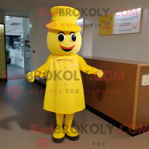 Postava kostýmu žlutého...